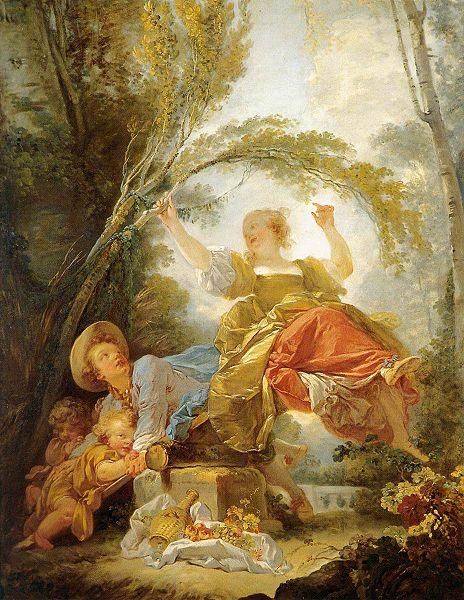Jean Honore Fragonard See Saw oil painting picture